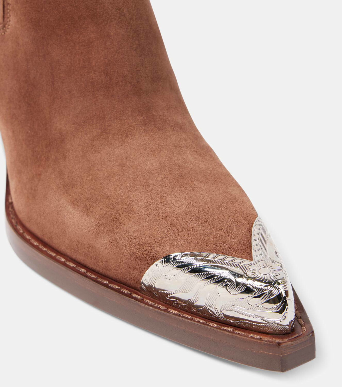 Paris Texas Dallas 100 embellished suede ankle boots