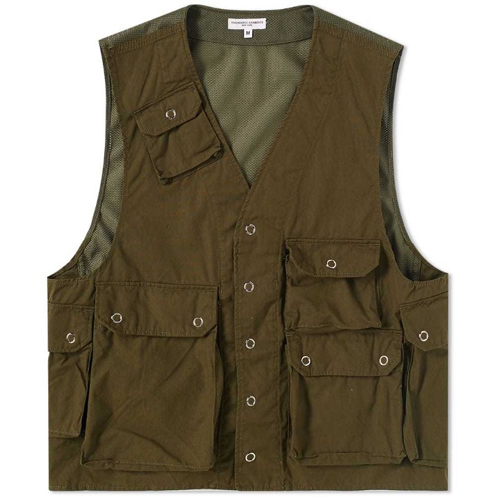 Photo: Engineered Garments C-1 Radio Vest Green