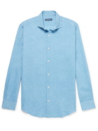 FRESCOBOL CARIOCA - Antonio Linen Shirt - Blue