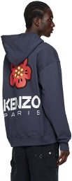 Kenzo Navy Kenzo Paris Boke Flower Hoodie