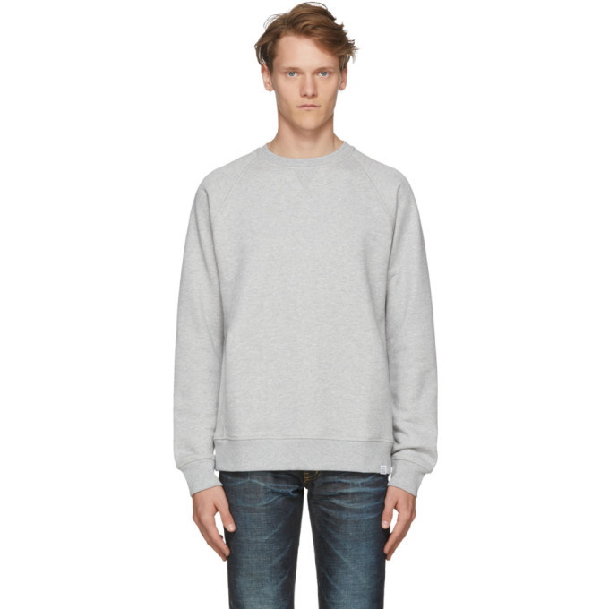 Norse Projects Grey Ketel Summer Classic Crew Sweatshirt Norse Projects