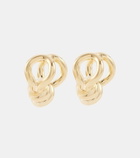 Bottega Veneta Gold-plated sterling silver hoop earrings