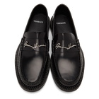 Versace Black GV Signature Loafers