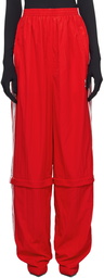 Balenciaga Red adidas Originals Edition Pantashoes Boots & Track Pants