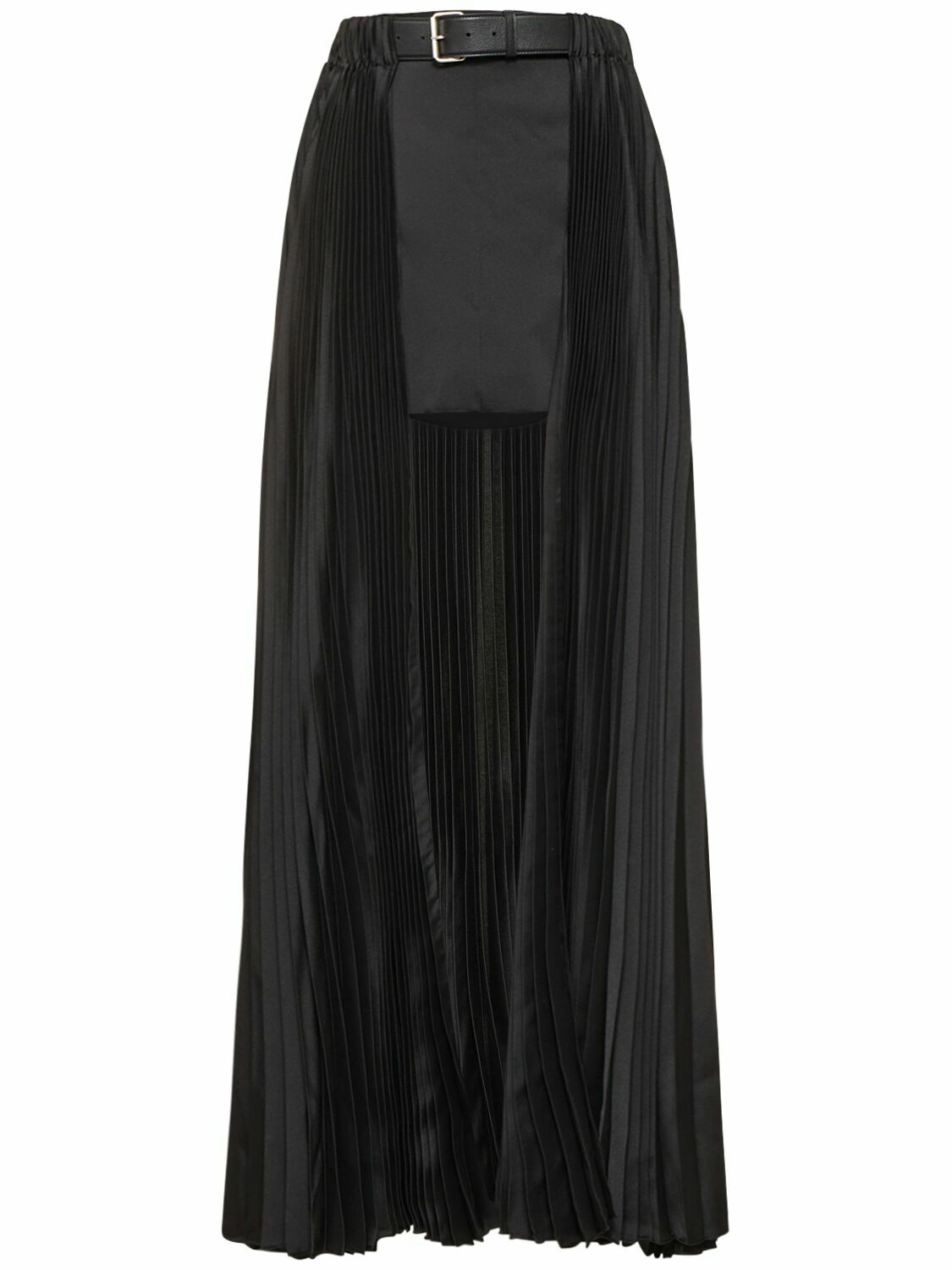 スカート Peter do maxi pleated skirt black 34 Peter Do Black Pleated Maxi Skirt Peter Do