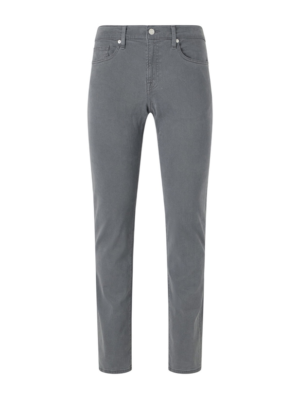 Photo: FRAME - L'Homme Slim-Fit Stretch Lyocell-Blend Trousers - Gray