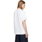 Casablanca White 'Casablanca' Diamond Logo Short Sleeve T-shirt