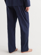 TEKLA - Organic Cotton-Poplin Pyjama Trousers - Blue