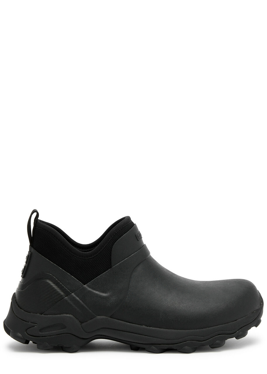 Givenchy Bogs Rubber Ankle Boots Black