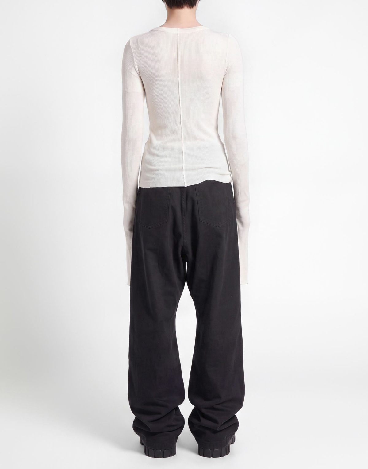 Rick Owens Womens T-shirt in Off white