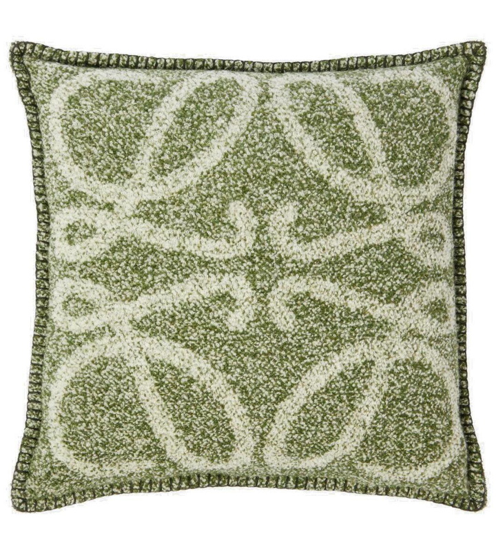 Photo: Loewe Anagram wool-blend cushion