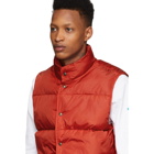 Noah NYC Red Cashball Puffer Vest
