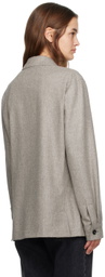 ZEGNA Gray Oversized Jacket