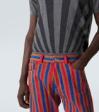Versace Striped straight jeans