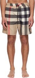 Burberry Beige Guildes Swim Shorts