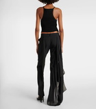 Coperni Draped twill straight pants