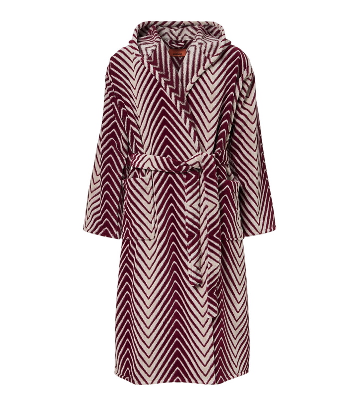 Photo: Missoni Zigzag cotton terry bathrobe
