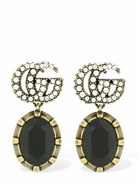 GUCCI - Gg Marmont Crystal Embellished Earrings