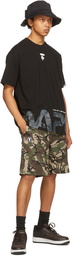 AAPE by A Bathing Ape Black Camo Logo T-Shirt