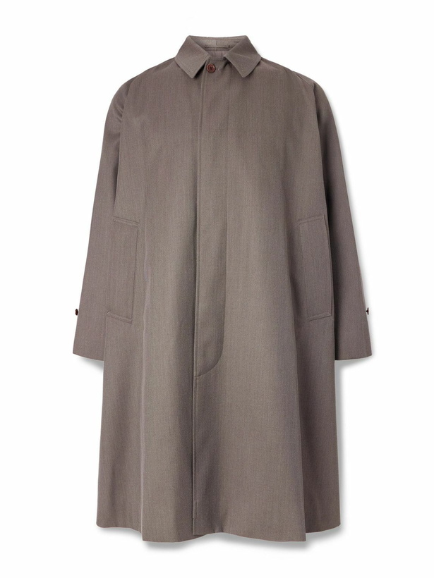 Photo: Kaptain Sunshine - Wool-Twill Coat - Gray