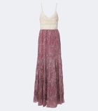 Veronica Beard Josiane floral maxi dress