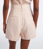 Zimmermann Clash linen shorts