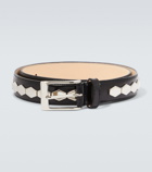 Undercover - Embellished leather belt