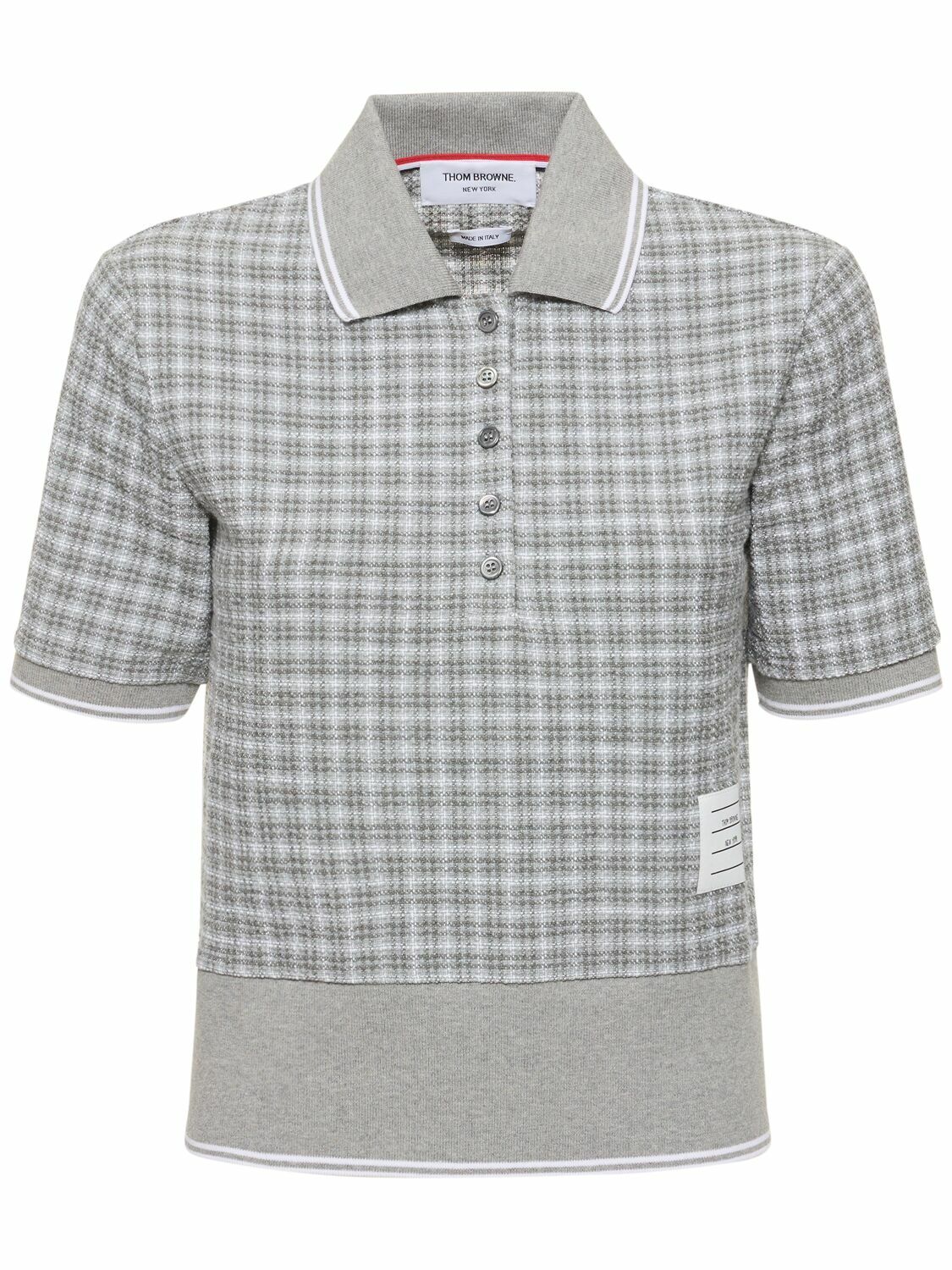 Thom Browne Short Sleeve Polo Polos 600051445blu main image 1