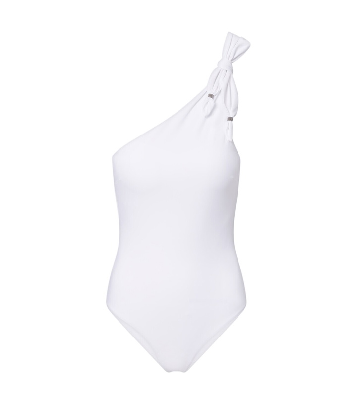 Photo: Brunello Cucinelli Monili one-shoulder swimsuit