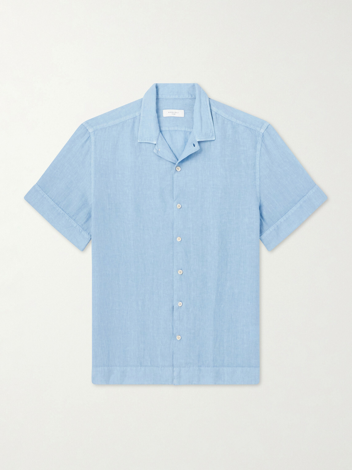 Boglioli - Linen Shirt - Blue