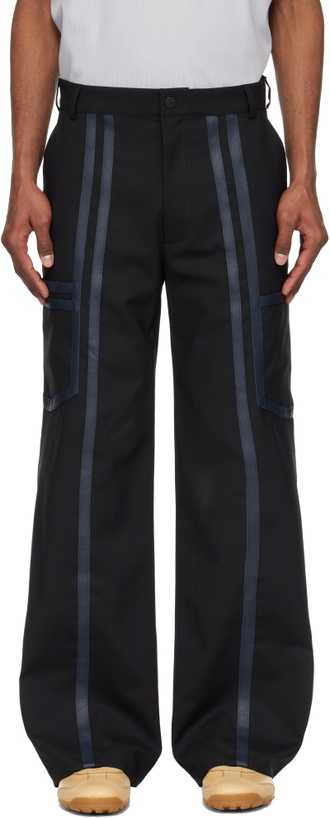 Photo: Stanley Raffington Black Tailored Cargo Pants