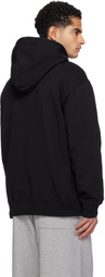 MM6 Maison Margiela Black Logo Patch Hoodie