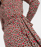 Diane von Furstenberg Michelle printed jersey jumpsuit