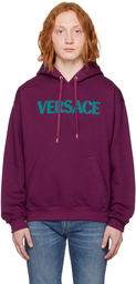 Versace Purple Chenille Hoodie