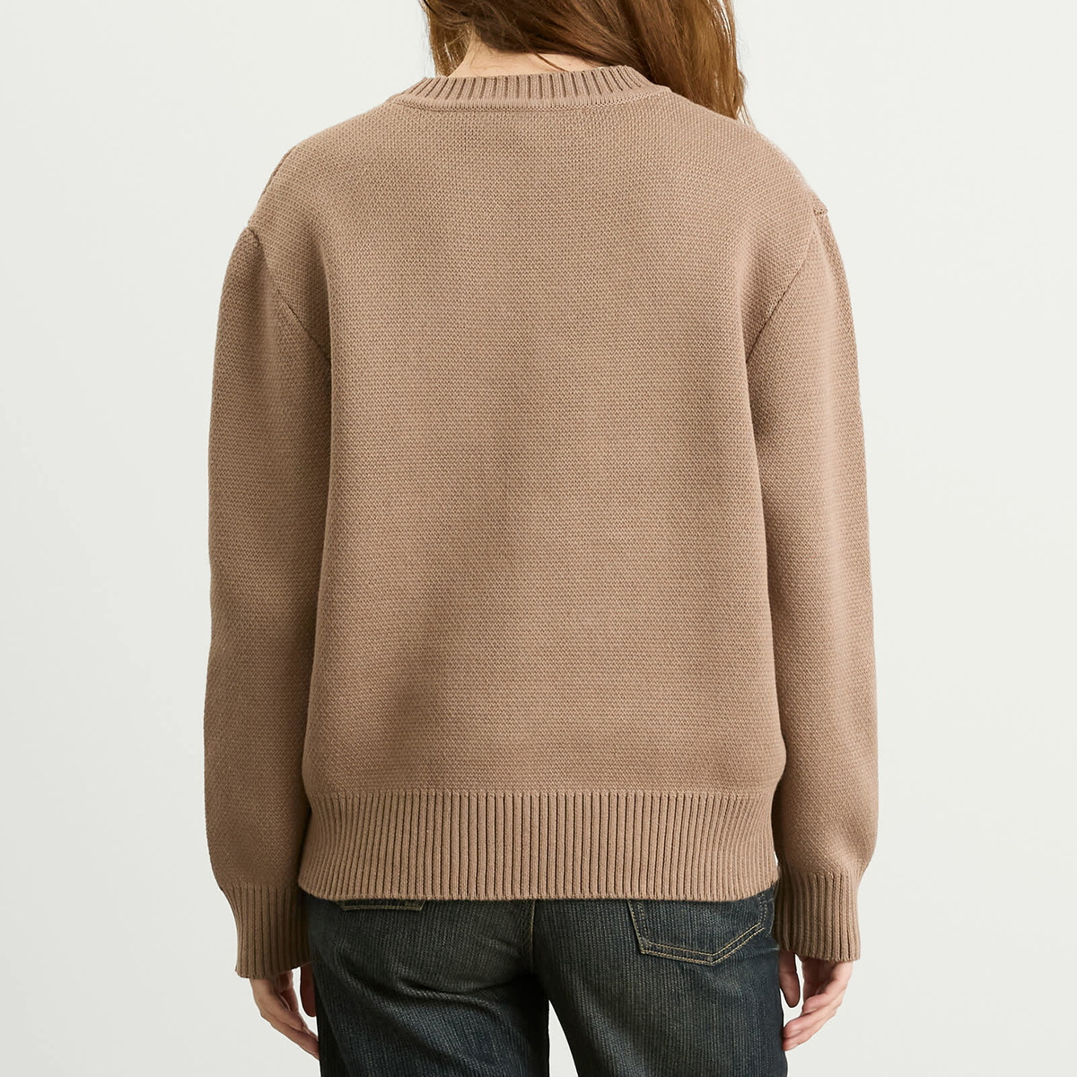 House Of Sunny Women's Ragdoll Crew Jumper in Kibble