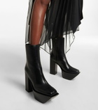 Peter Do - Leather platform ankle boots
