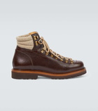 Brunello Cucinelli Leather hiking boots