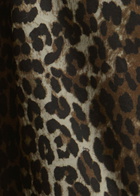 Barbour X Ganni Leopard-print Waxed Cotton Jacket
