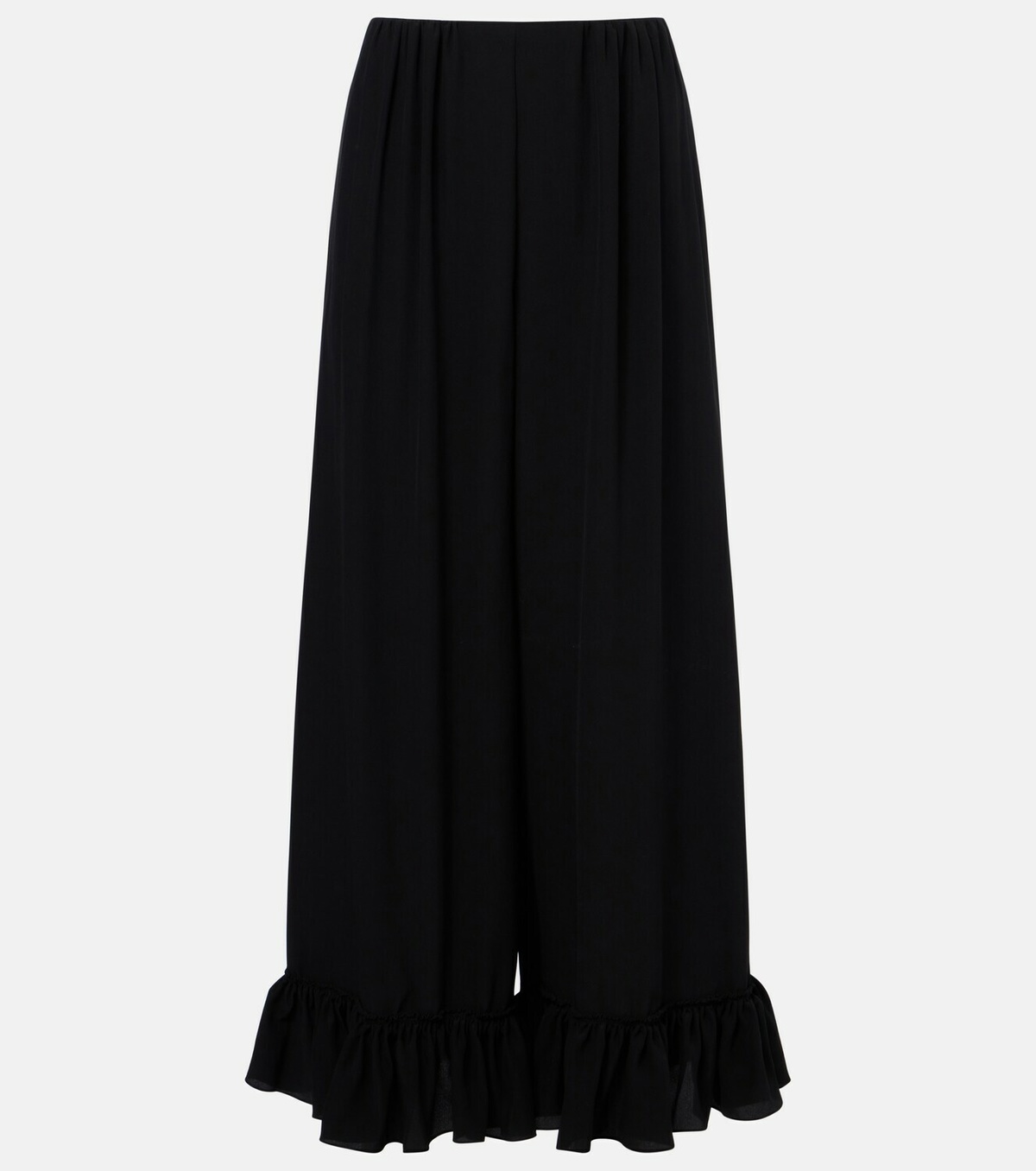 Chloé Silk crêpe de chine wide-leg pants