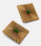 Versace Circe embellished earrings