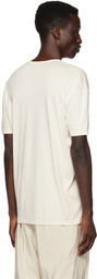 LEMAIRE Off-White Ribbed T-Shirt