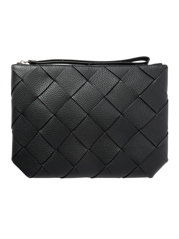 Photo: Bottega Veneta - Diago Intrecciato Full-Grain Leather Pouch