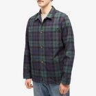 Portuguese Flannel Men's Labura Chore Jacket in Black Watch