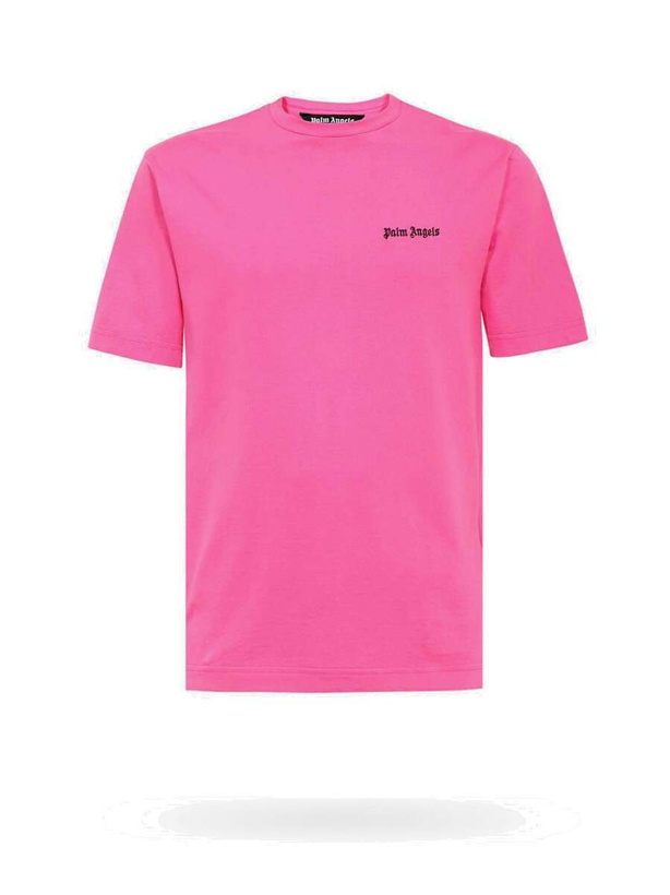 Photo: Palm Angels   T Shirt Pink   Mens