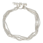 WWW.WILLSHOTT Silver 5 Strand Bracelet
