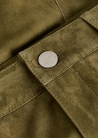 Arma Bobby Suede Shorts Dark Green