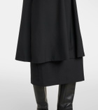 Noir Kei Ninomiya Cutout wool midi dress