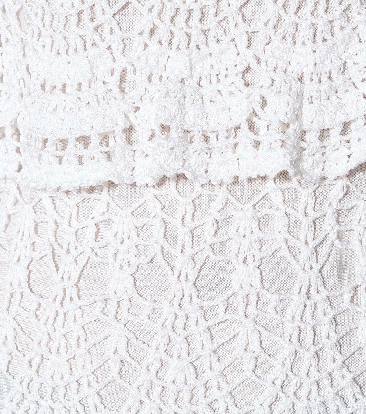 Anna Kosturova Cotillion crochet maxi dress