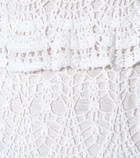 Anna Kosturova Cotillion crochet maxi dress