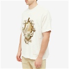 3.Paradis Men's Black Mirror T-Shirt in Ivory